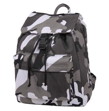 White camo outlet backpack