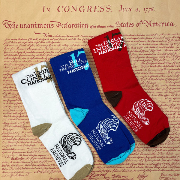 Charters of Freedom Bundle of Socks – National Archives Store