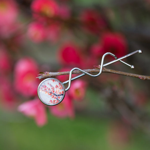 Single Cherry Blossom Pendant Necklace – National Archives Store