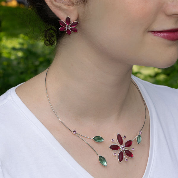 Single Cherry Blossom Pendant Necklace – National Archives Store