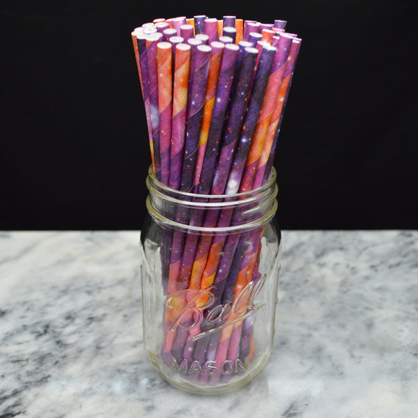 Star Wars Galaxy Paper Straws (4pk)