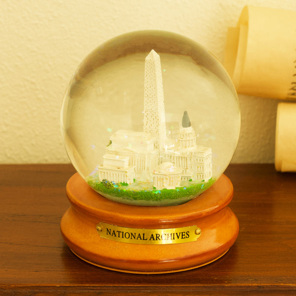 National Archives and Washington, D.C. Monuments Snow Globe – National  Archives Store