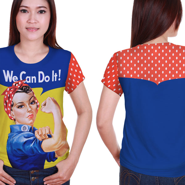Rosie The Riveter Womens T-Shirt – We Hold Fast