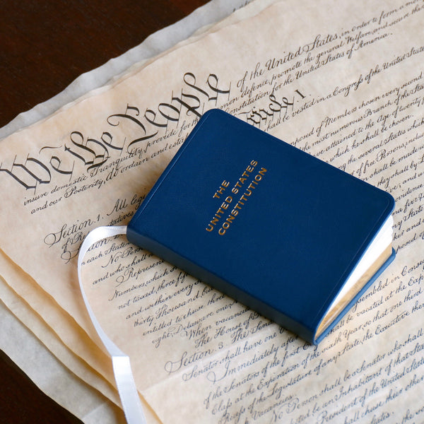 U.S. Constitution Pocket-sized Leather Book – Brenda Himmel Stationery