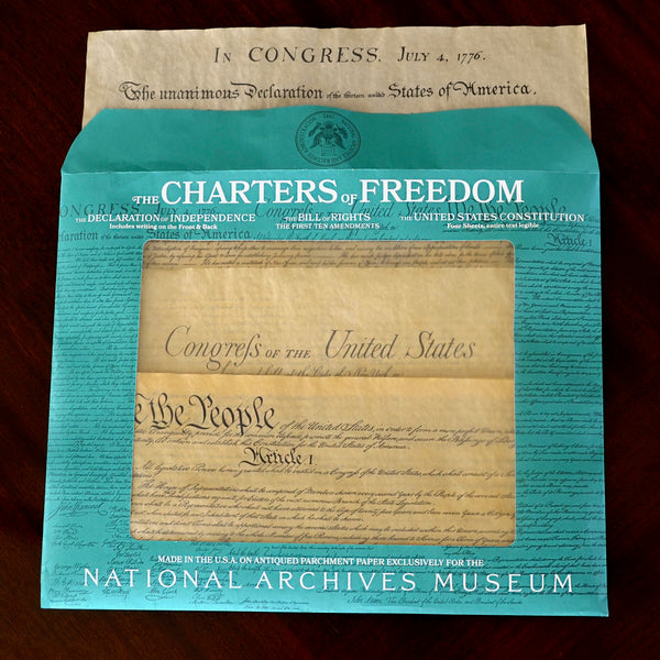 Four Page Parchment (legible) U.S. Constitution Set