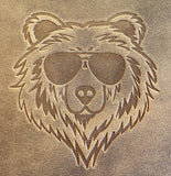 Aviator Bear Handmade Leather Journal