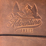 Adventure Awaits Handmade Leather Journal