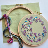 Birds and Blooms Embroidery Kit