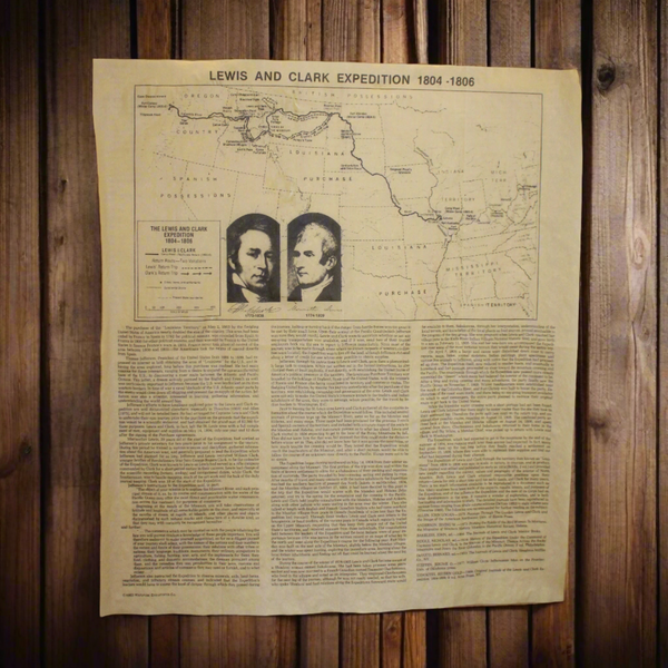 Lewis & Clark's Expedition Map