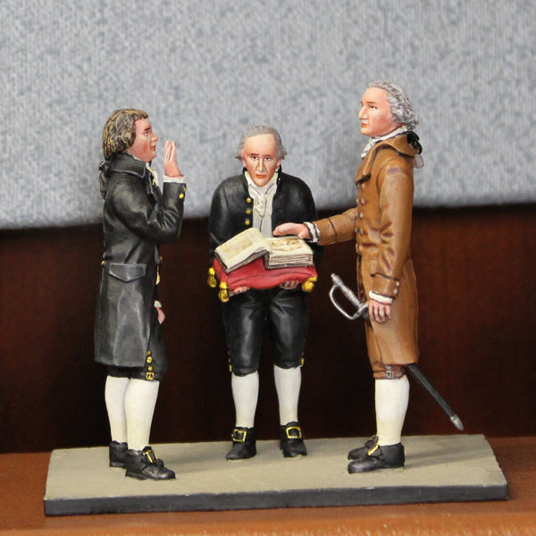 Miniature Collector's Scene of George Washington's Inauguration