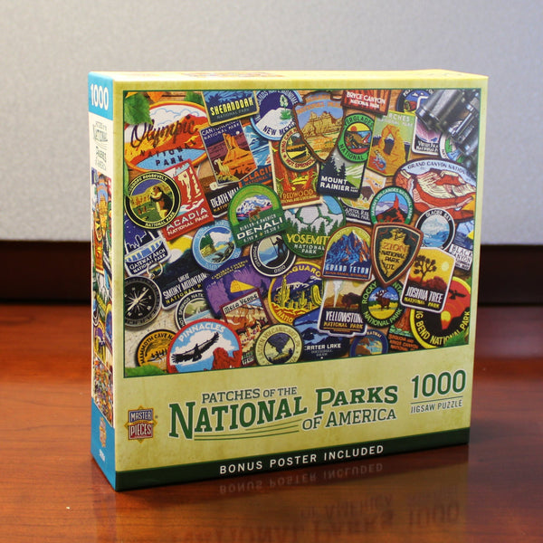 National Parks Patches Collage Puzzle