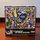 The Space Missions Patches Collage Puzzle