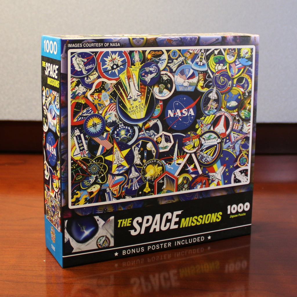 The Space Missions Patches Collage Puzzle