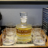 Declaration of Independence Decanter and Whiskey Glass Set