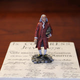 Miniature Collector's Figurine Benjamin Franklin