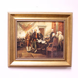 Declaration of Independence Signing Painting Print On Canvas