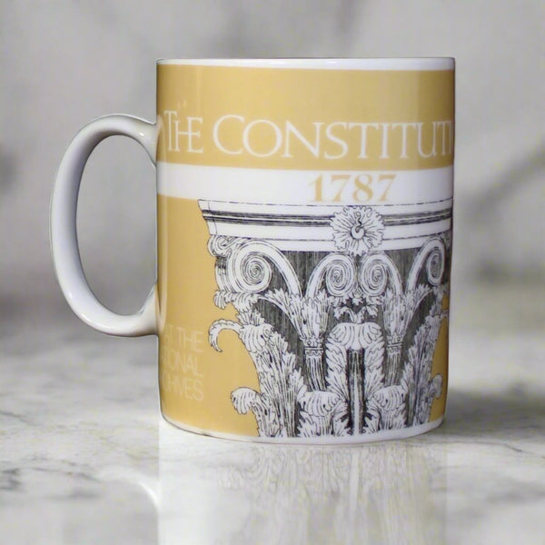 National Archives Column Constitution Mug