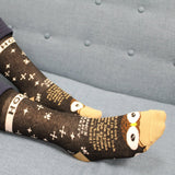 Wise Old Owl Knee Socks