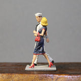 Miniature Collector's Figurine U.S. Sailor On Shore Leave with Date