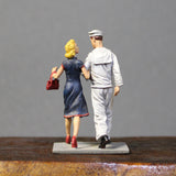 Miniature Collector's Figurine U.S. Sailor On Shore Leave with Date