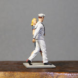 Miniature Collector's Figurine U.S. Sailor On Shore Leave with Date