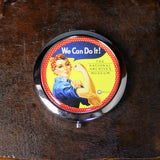 Rosie We Can Do It Compact Mirror