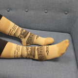 Typewriter Patent Socks