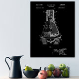 Space Capsule Canvas Patent Print