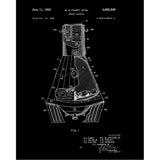 Space Capsule Canvas Patent Print