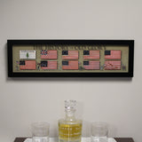 Framed History of the U.S. Flag