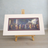 Declaration Mural Matted Print