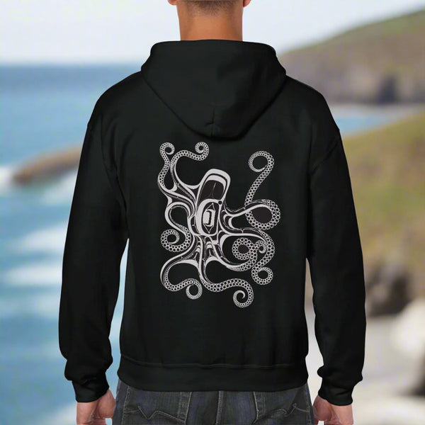 Octopus Zippered Hoodie