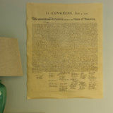Four Page Parchment (legible) U.S. Constitution Set