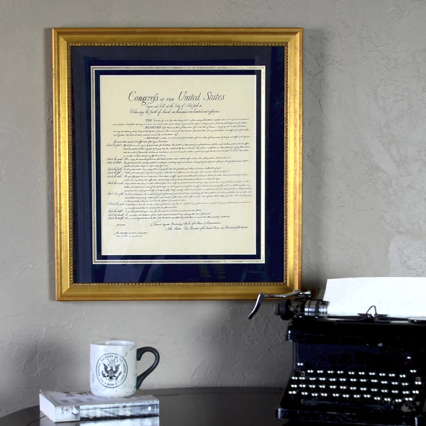 Premium Framed Bill of Rights – National Archives Store